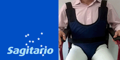 Para control total del tronco con toma de hombros, con tres cinchas de ajuste posteriores. 